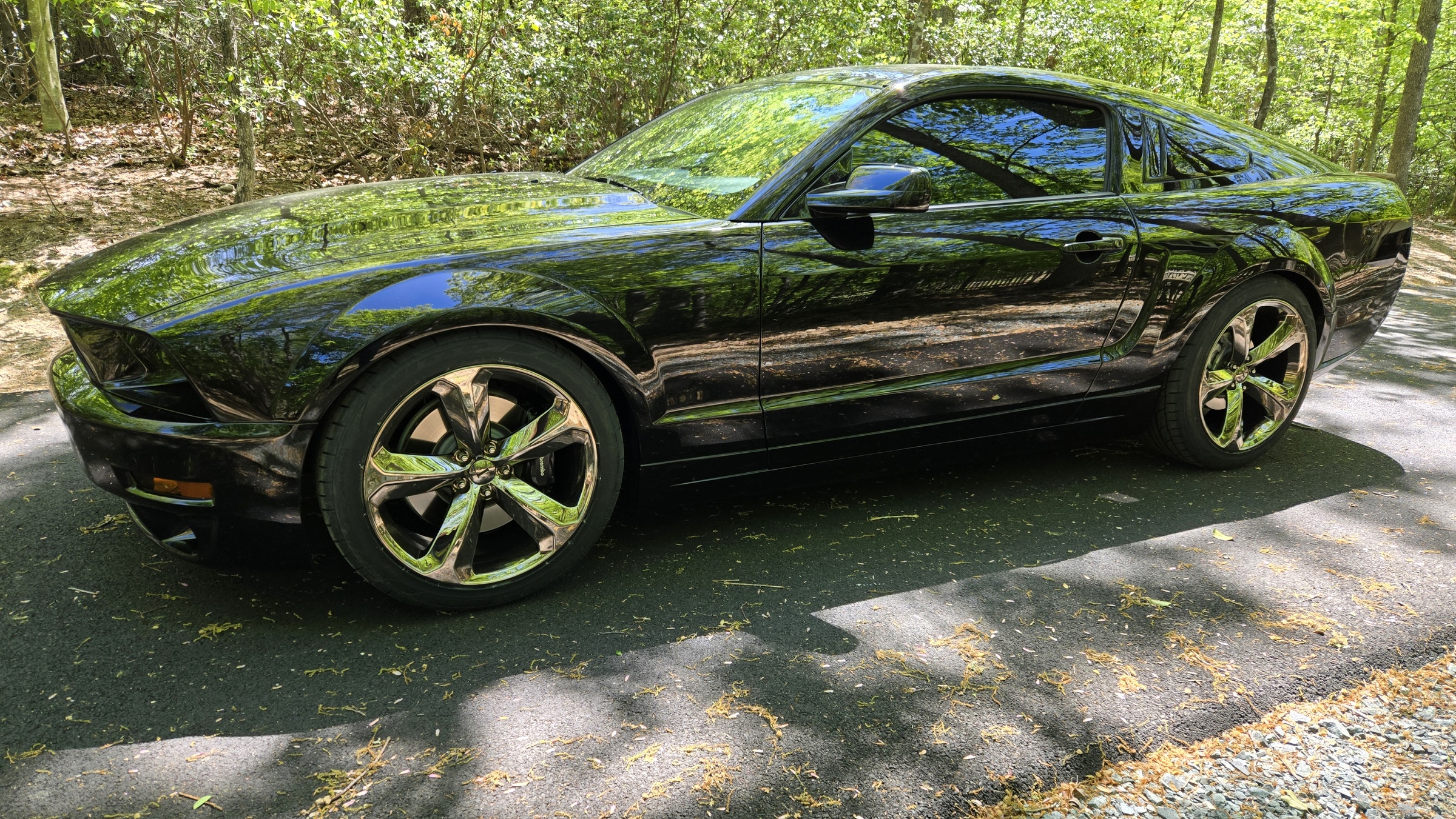 2009 Ford Mustang Iacocca Silver 45th Anniversary Edition #42, Black