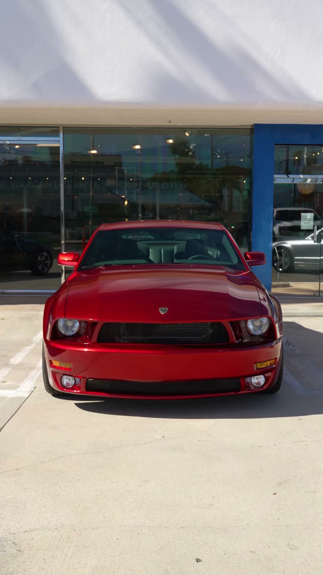 2009 Ford Mustang Iacocca Silver 45th Anniversary Edition #44, Red